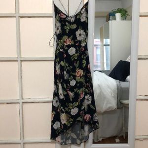 Alice + Olivia floral faux-wrap dress